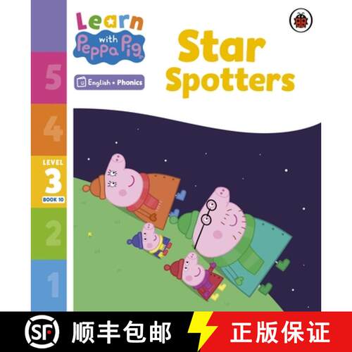 【3-4周达】Learn with Peppa Phonics Level 3 Book 10  Star Spotters (Phonics Reader) [9780241576342]