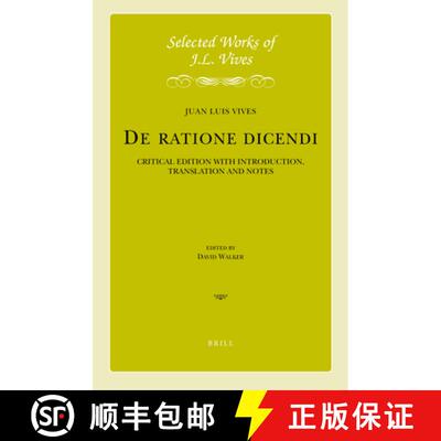 预订 精装 J.L. Vives: de Ratione Dicendi [9789004354760]
