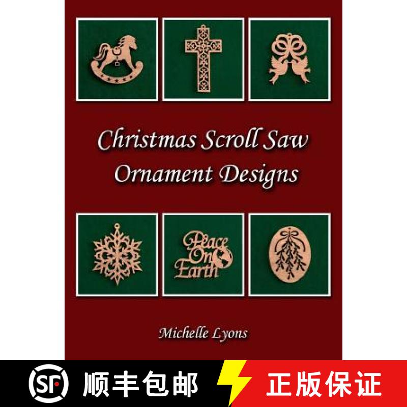 【3-4周达】Christmas Scroll Saw Ornament Designs [9780692495957]