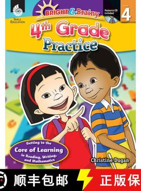 【3-4周达】Bright & Brainy: 4th Grade Practice (Grade 4): 4th Grade Practice [With CDROM] [9781425809089]