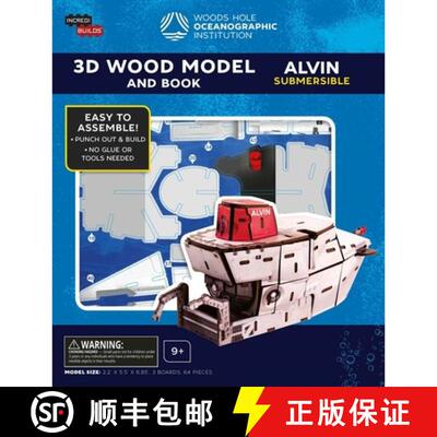 【3-4周达】IncrediBuilds: Alvin Submersible [9798886743982]