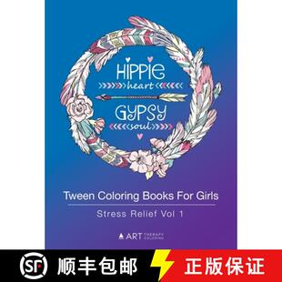 for Book Young Books Stress Vol Girls Colouring For 9781641261814 A... Tween 4周达 Coloring Teenagers Relief