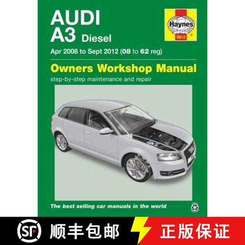 【3-4周达】Audi A3 Diesel (Apr 08 - Sept 12) Haynes Repair Manual: 2008 to 2012 [9780857339126]