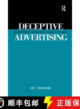 【3-4周达】Deceptive Advertising : Behavioral Study of A Legal Concept [9780805806496]