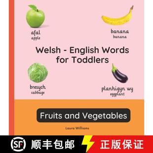 Learn 4周达 Words English Toddlers Teach For Vegetables Welsh and Fruits 9782494614635 Kids... for