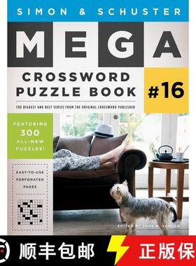 【3-4周达】Simon & Schuster Mega Crossword Puzzle Book #16: Volume 16 [9781501138010]