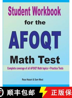 【3-4周达】Student Workbook for the AFOQT Math Test: Complete coverage of all AFOQT Math topics + Pra... [9781646120833]