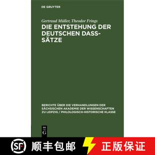 【3-4周达】精装 Die Entstehung der deutschen daβ–Sätze [9783112482896]