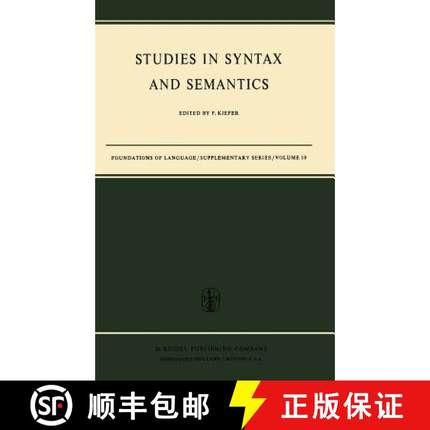 【3-4周达】Studies in Syntax and Semantics [9789027700278]