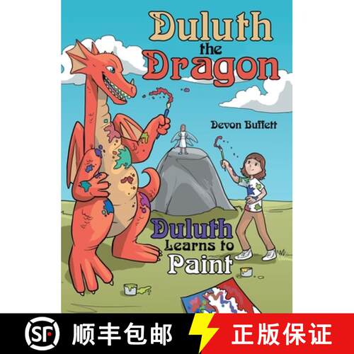 【3-4周达】精装 Duluth the Dragon: Duluth Learns to Paint [9781480880658]