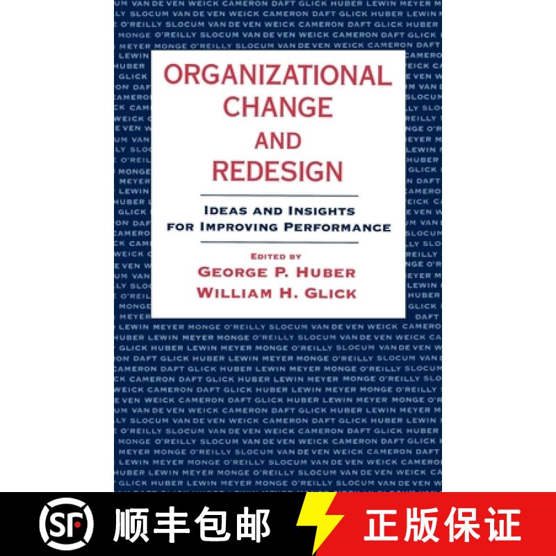 【3-4周达】Organizational Change and Redesign: Ideas and Insights for Improving Performance [9780195101157]