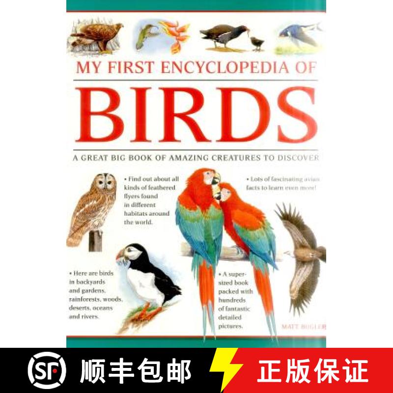 【3-4周达】My First Encylopedia of Birds (giant Size): A First Encyclopedia with Supersize Pictures [9781861478214]