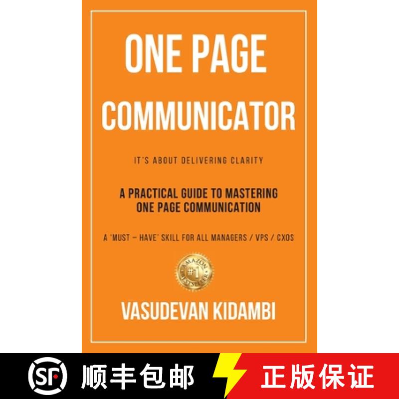 【3-4周达】One Page Communicator: A Practical Guide to Mastering One Page Communication [9788119223275]