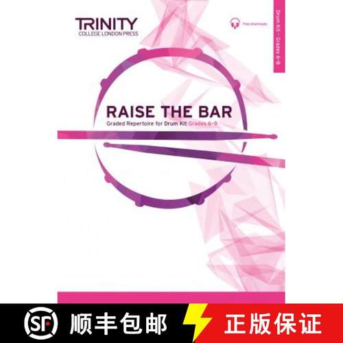 【3-4周达】Raise the Bar Drum Kit (Grades 6-8) [9780857360144]