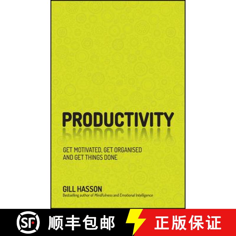 【3-4周达】Productivity - Get Motivated, Get Organised And Get Things Done [Wiley自助类] [9780857087843]