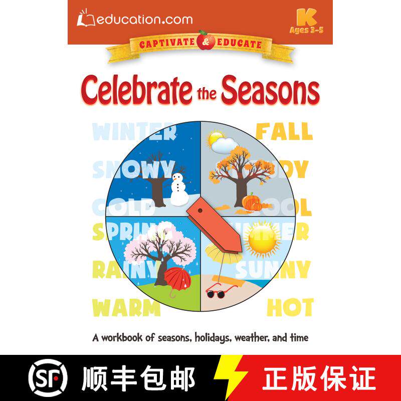 Celebrate the Seasons: A workbook of seasons, holidays, weather, and time [9780486802572]图片