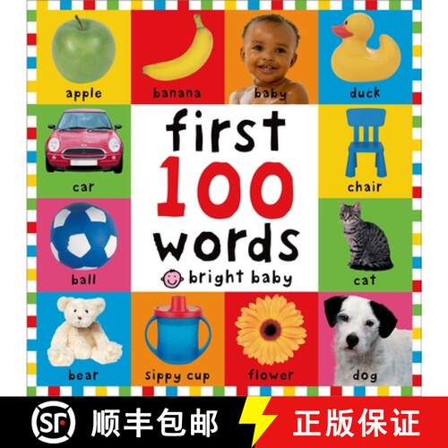 【3-4周达】First 100 Big Board: Words: An Essential First-Learning Book [9780312495411]