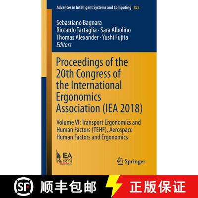 【3-4周达】Proceedings of the 20th Congress of the International Ergonomics Association (IEA 2018): V... [9783319960739]