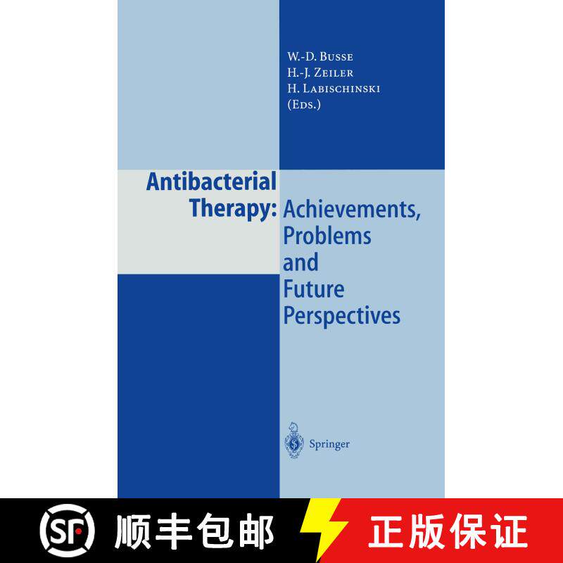 【3-4周达】Antibacterial Therapy: Achievements, Problems and Future Perspectives [9783540628965] - 实物图