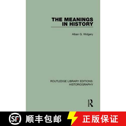 【3-4周达】MEANINGS IN HISTORY (RLE, HISTORIOG [9781138192843]