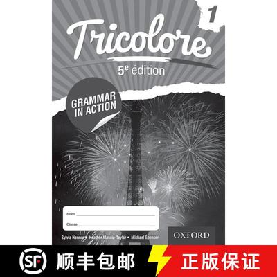 【3-4周达】Tricolore 5e Edition Grammar in Action Workbook 1 (8 Pack) [9781408527436]