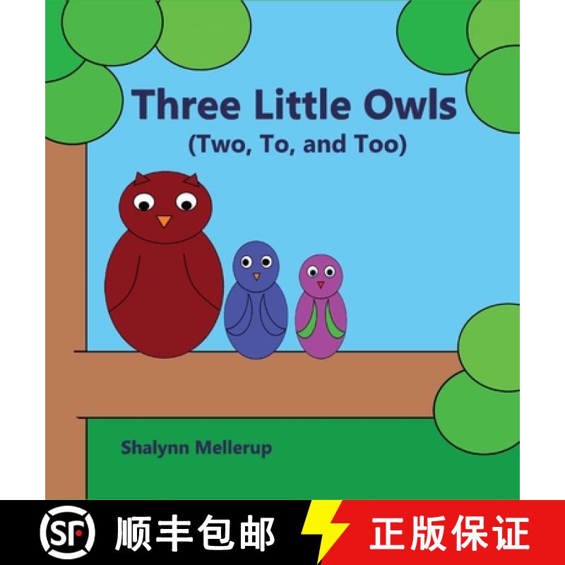 【3-4周达】Three Little Owls: (Two, To, and Too) [9781957977027]