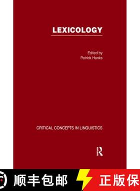 【3-4周达】Lexicology: Critical Concepts in Linguistics [9780415700986]