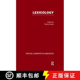 Lexicology Critical Concepts Linguistics 4周达 9780415700986