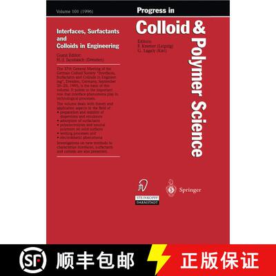 【3-4周达】Interfaces, Surfactants and Colloids in Engineering (Softcover reprint of the original 1st... [9783662156988]