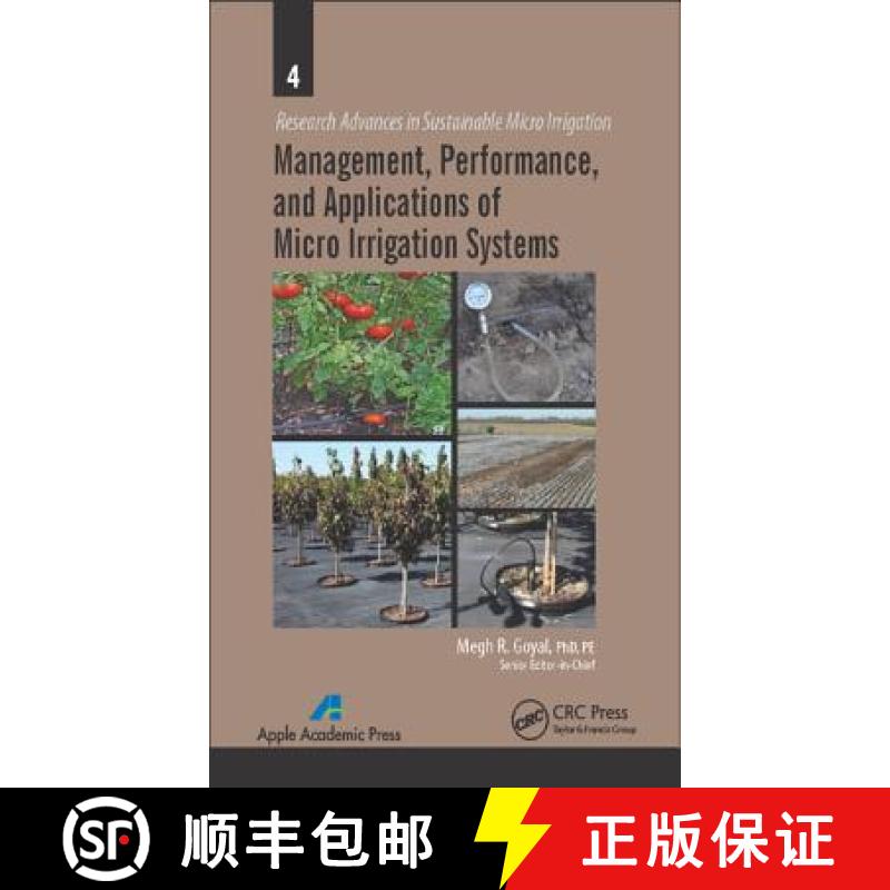 【3-4周达】Management, Performance, and Applications of Micro Irrigation Systems [9781771880695]