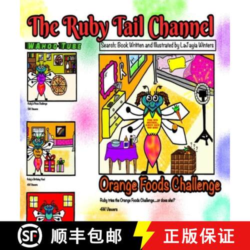【3-4周达】精装 The Ruby Tail Channel: Orange Foods Challenge [9781734783216]