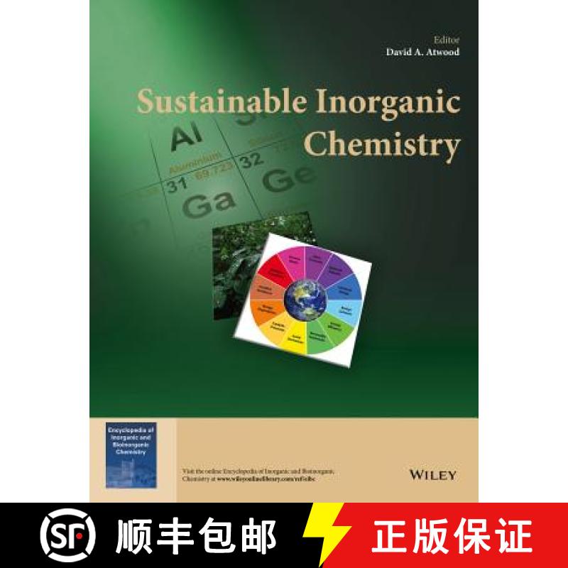【3-4周达】Sustainable Inorganic Chemistry [Wiley化学化工] [9781118703427]