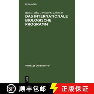 【3-4周达】精装 Das internationale biologische Programm [9783112537657]