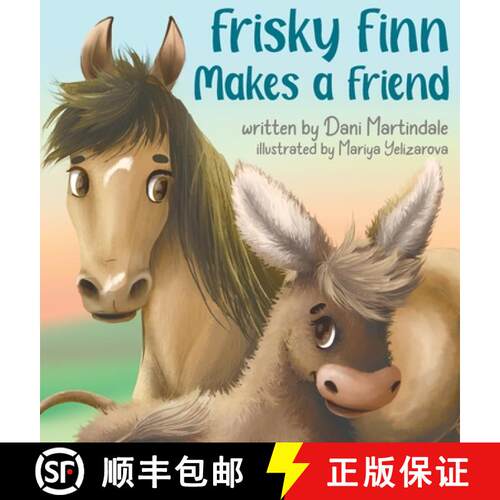 【3-4周达】精装 Frisky Finn Makes a Friend [9798988449218]