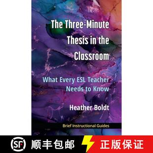 【3-4周达】The Three Minute Thesis in the Classroom: What Every ESL Teacher Needs to Know [9780472039463]