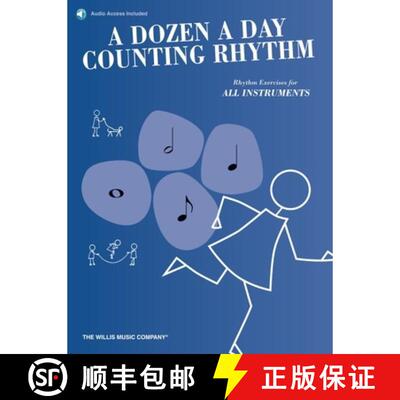 【3-4周达】A Dozen a Day Counting Rhythm by Edna-Mae Burnam Rhythm Exercises for All Instruments with... [9798350163650]