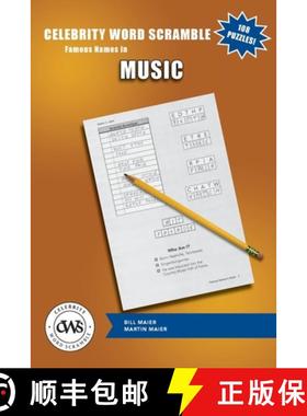 【3-4周达】Celebrity Word Scramble Famous Names in Music [9798990963016]