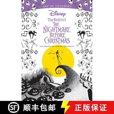 【3-4周达】Art of Coloring: Tim Burton's The Nightmare Before Christmas: 100 Images to Inspire Creati... [9781484789742]