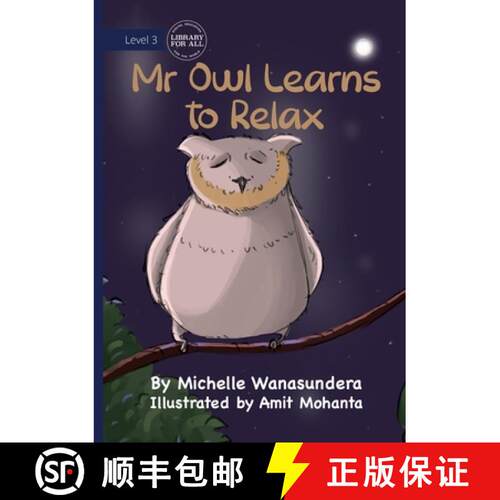 【3-4周达】Mr Owl Learns to Relax [9781923376618]