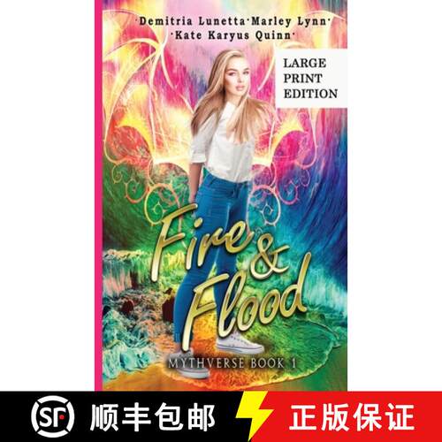 【3-4周达】Fire & Flood: A Young Adult Urban Fantasy Academy Series Large Print Version [9781087983622]