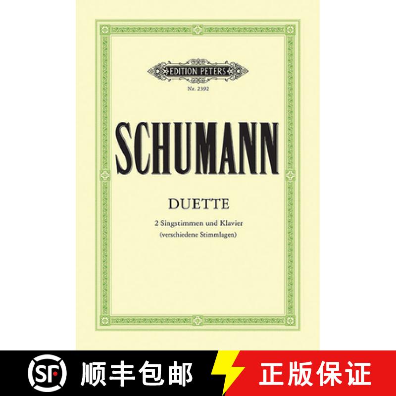 【2-3周达】34 Duets for 2 Voices and Piano: 2 Sopranos, Sop. and Alto, Sop. and Tenor (Bar.), Alto an... [9790014010874]