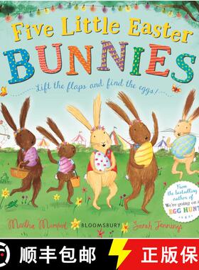 【3-4周达】Five Little Easter Bunnies:A Lift-the-Flap Adventure:The Bunny Adventu [9781526660176]