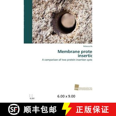 预订 Membrane protein insertion [9783838130965]