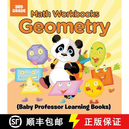 【3-4周达】Math Workbooks 3rd Grade: Geometry (Baby Professor Learning Books) [9781682800331]