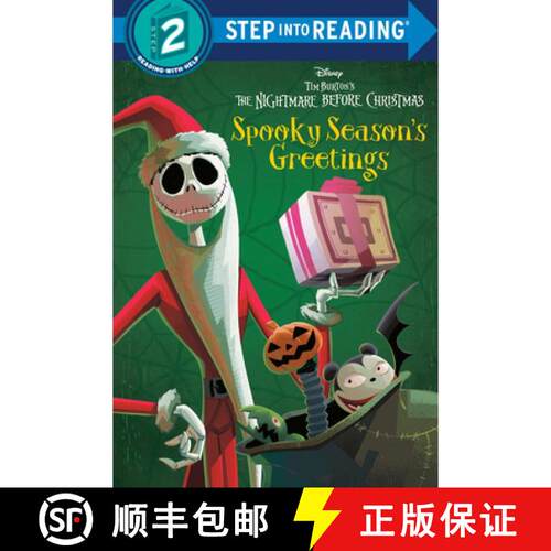 【3-4周达】Spooky Season's Greetings (Disney Tim Burton's The Nightmare Before Christmas) [9780736446914]