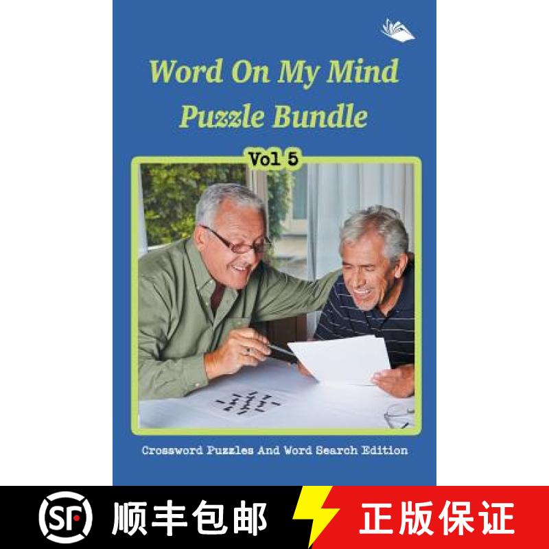 【2-3周达】Word On My Mind Puzzle Bundle Vol 5: Crossword Puzzles And Word Search Edition [9781682803219]