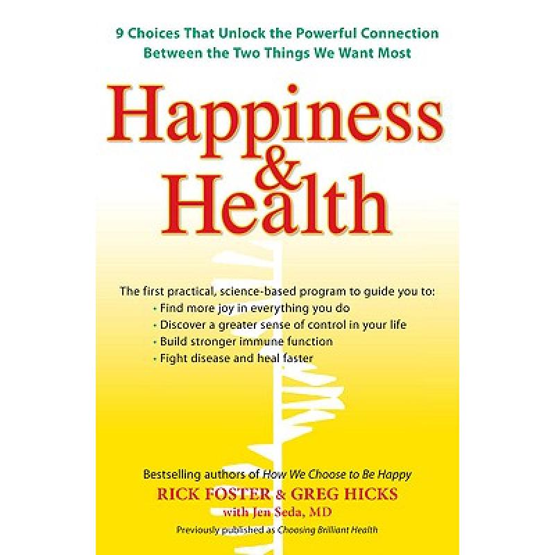 预订 happiness & health: 9 choices that u. [9780399535239]