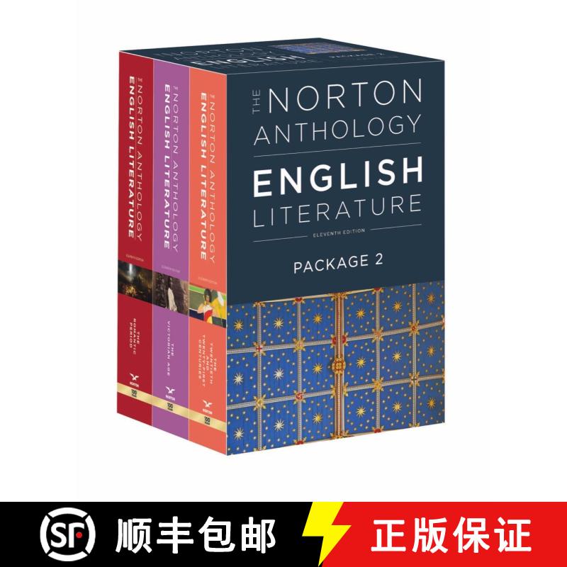【3-4周达】诺顿英国文学套装（下半部分）第11版 Norton Anthology of English Literature: The Romantic Pe... [9780393543353]