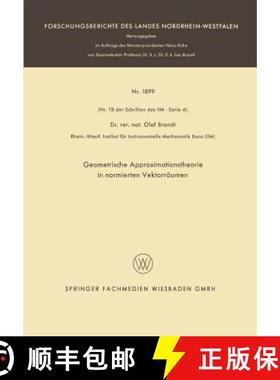 【3-4周达】Geometrische Approximationstheorie in Normierten Vektorräumen [9783663196198]
