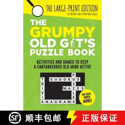 【3-4周达】The Grumpy Old Git's Puzzle Book : Activities and Games to Keep a Cantankerous Old Mind Ac... [9781800071056]